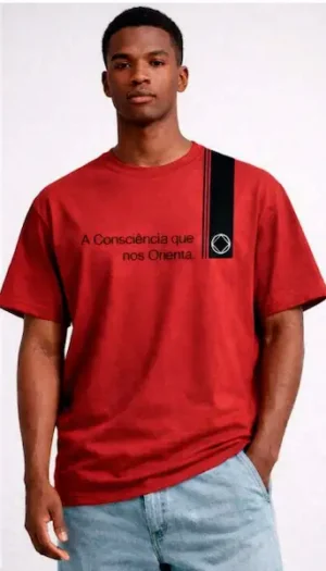 #2 - Camiseta Oficial do 1° Enconceitos REF001-Vermelho