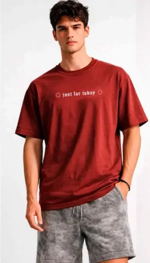 Camiseta Just For Today - REF002 - Vermelho