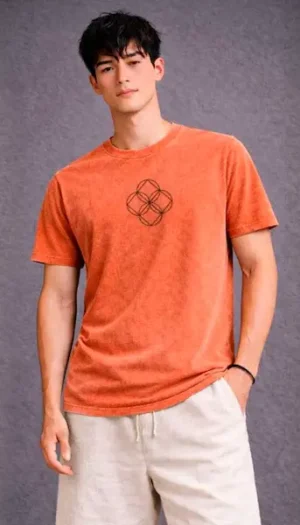 Camiseta Anonimato Múltiplos - REF003 - Laranja